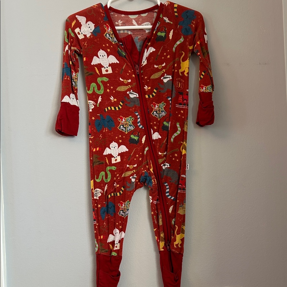 Little Sleepies Zippy OG Harry Potter print 3-6months
